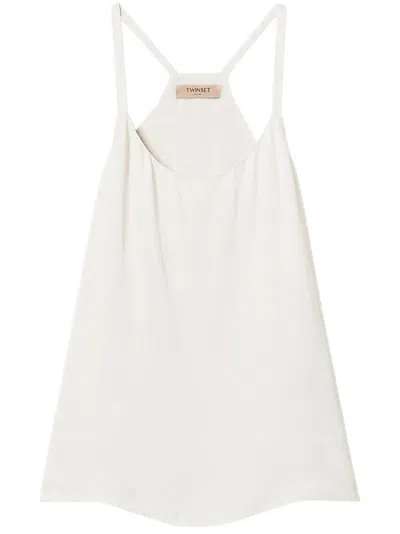 TWINSET SATIN-FINISH TOP