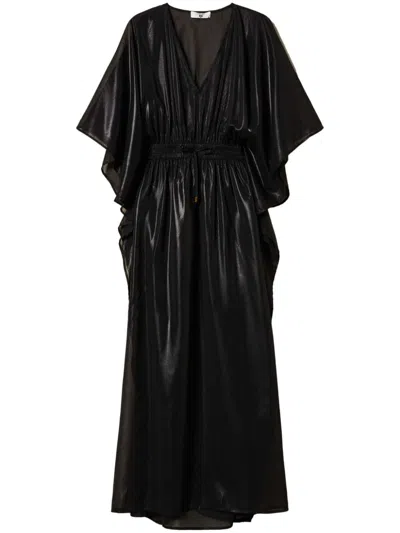 TWINSET SEMI-SHEER KAFTAN DRESS