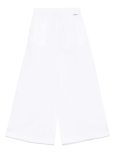 TWINSET SLUB-TEXTURED TROUSERS