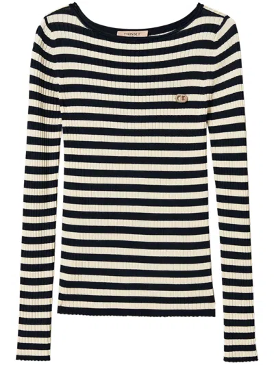 TWINSET STRIPED JUMPER