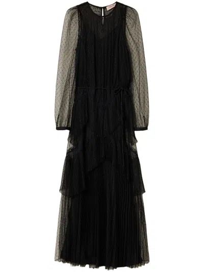 TWINSET TULLE MAXI DRESS