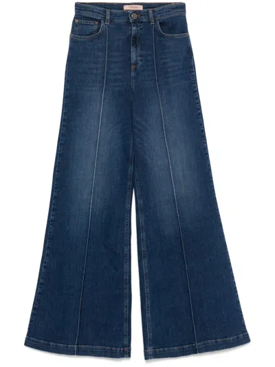 TWINSET WIDE-LEG JEANS