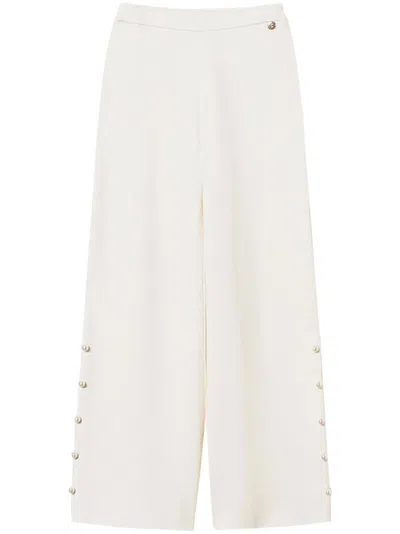 TWINSET WIDE-LEG KNIT TROUSERS