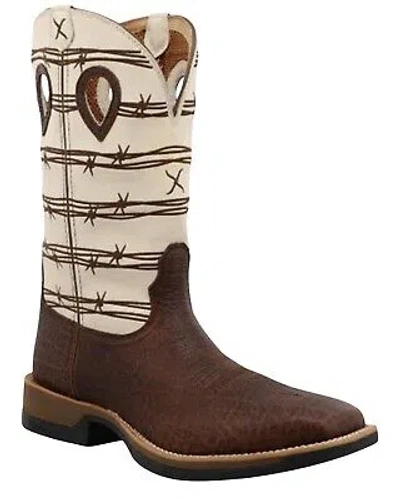 TWISTED X TWISTED X MEN'S 12" ELEPHANT PRINT TECH WESTERN PERFORMANCE BOOT BROAD - MXW0008
