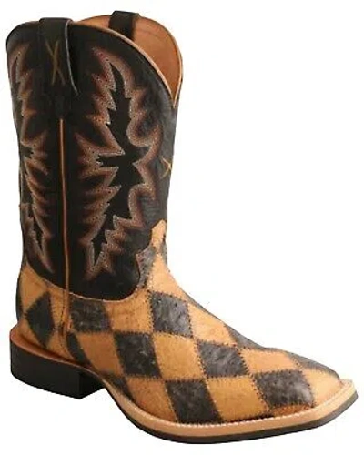 TWISTED X TWISTED X MEN'S RUFF STOCK WESTERN BOOT - BROAD SQUARE TOE - MRS0071
