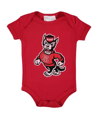TWO FEET AHEAD INFANT BOYS AND GIRLS RED NC STATE WOLFPACK BIG LOGO BODYSUIT