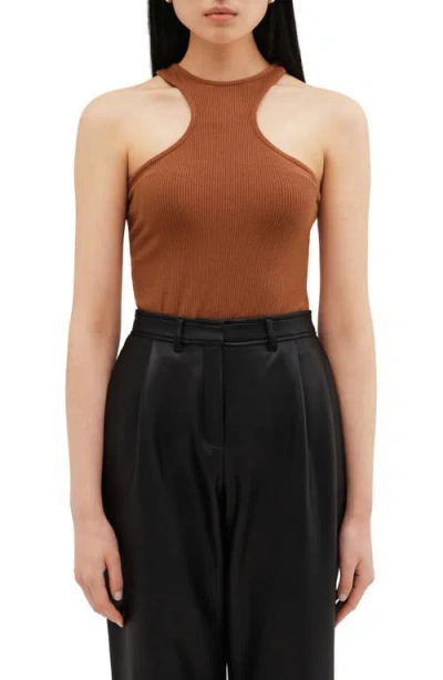 TWO LINES BY MARCELLA TWO LINES BY MARCELLA CHAUNCEY RIB RACERBACK TANK