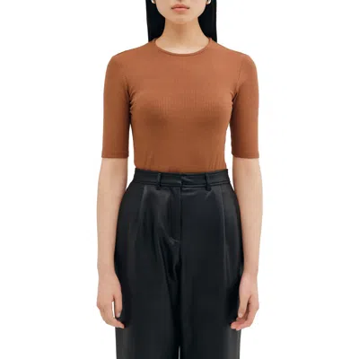 TWO LINES BY MARCELLA TWO LINES BY MARCELLA SENECA RIB TOP