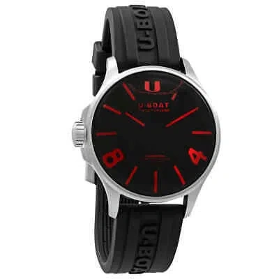 U-BOAT U-BOAT CAPSOIL DARKMOON QUARTZ RED DIAL MEN'S WATCH 9305