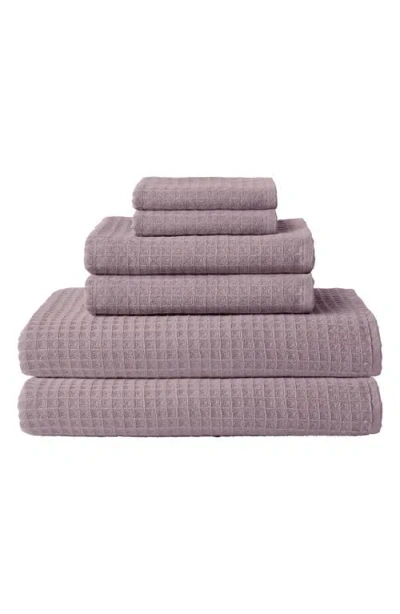 UCHINO UCHINO WAFFLE TWIST 6-PIECE COTTON BATH TOWEL