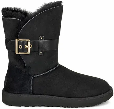 UGG UGG AUSTRALIA "JAYLYN" STIEFEL BOOTS DAMEN SCHUHE SCHWARZ LAMMFELL CLASSIC NEU