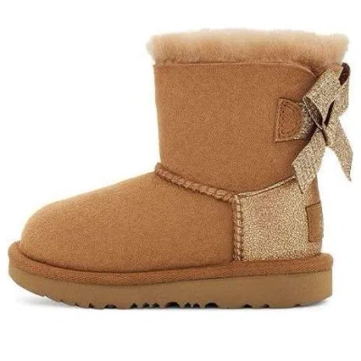 UGG UGG Mini Bailey Bow Glitz 'Brown Beige'