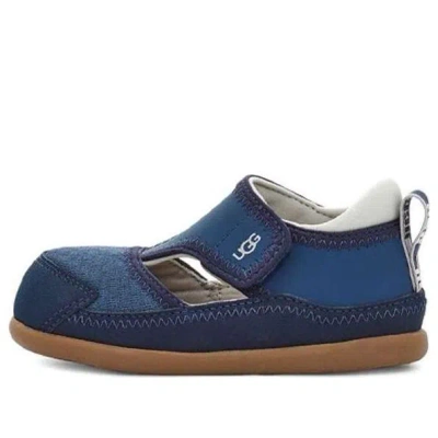 UGG (PS) UGG Delta Closed Toe Fisherman Sandals 'Blue Brown'