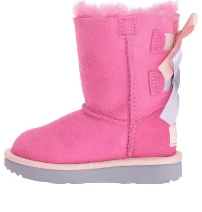 UGG (TD) UGG Bailey Bow II Boot 'Pink Icelandic Blue'