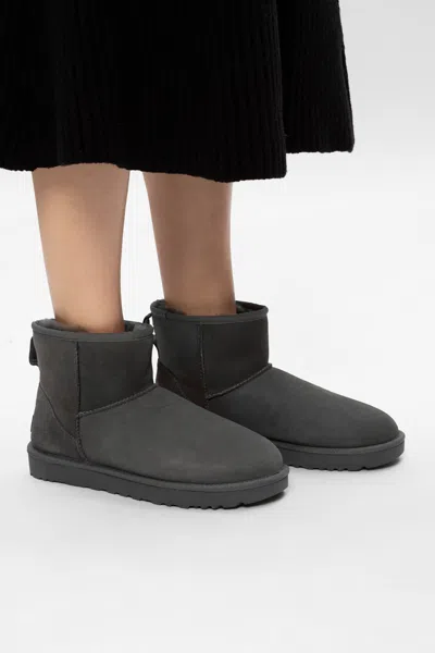 UGG UGG 'W CLASSIC MINI II'  SUEDE SNOW BOOTS