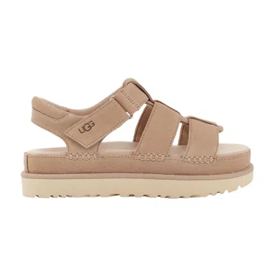 UGG WMNS GOLDENSTAR STRAP PLATFORM SANDAL 'DRIFTWOOD'