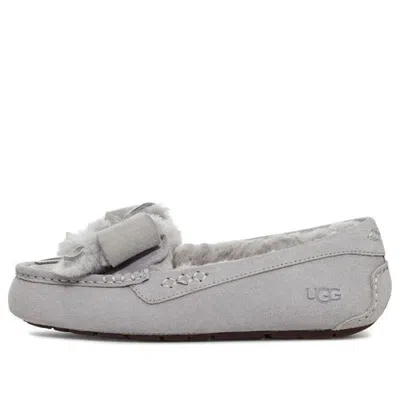 UGG (WMNS) UGG ANSLEY BOW SLIPPER 'LIGHT GREY'