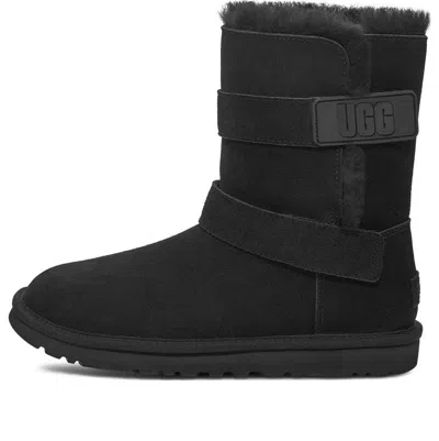 UGG (WMNS) UGG Bailey Graphic Logo Strap Boot 'Black'