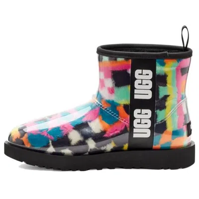 UGG (WMNS) UGG Classic Clear Mini Boot Checks 'Black Multi'