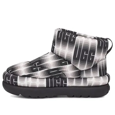 UGG (WMNS) UGG Classic Maxi Wavelength Mini Boot 'Black and White'