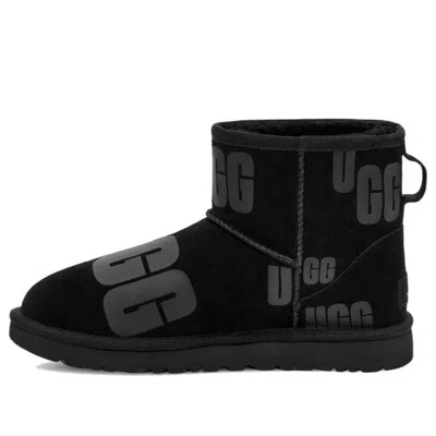 UGG (WMNS) UGG Classic Mini Scatter Graphic 'Black Gray'