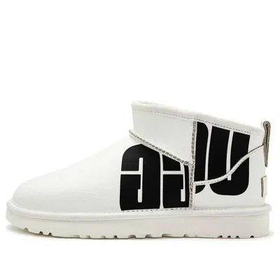 UGG (WMNS) UGG Classic Ultra Mini Broken Logo 'White'