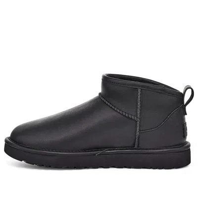 UGG (WMNS) UGG Classic Ultra Mini Leather 'Black'