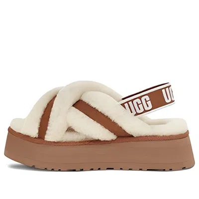 UGG (WMNS) UGG Disco Cross Slides 'Chestnut'
