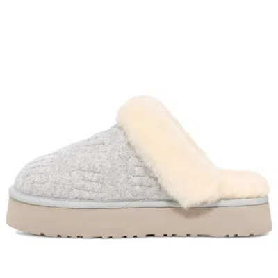 UGG (WMNS) UGG Disquette Felted Slipper 'Grey'