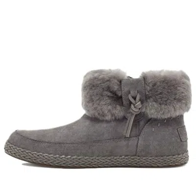 UGG (WMNS) UGG Elowen Fleece Lined Snow Boots Gray
