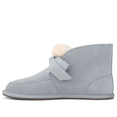 UGG (WMNS) UGG Kallen Lace Lacing Mid Tops Fleece Lined Gray