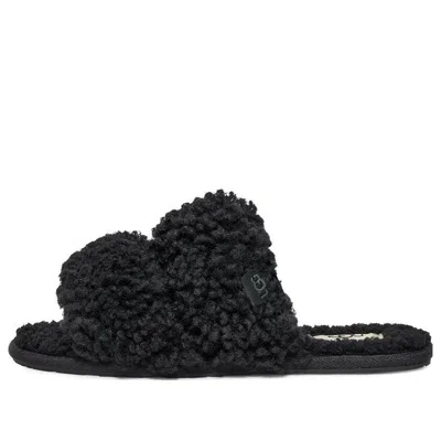 UGG (WMNS) UGG Maxi Curly Scuffetta 'Black'