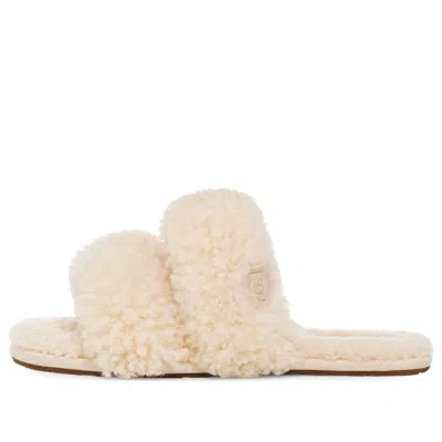 UGG (WMNS) UGG Maxi Curly Scuffetta Slippers 'Cozy Minimalist Beige'