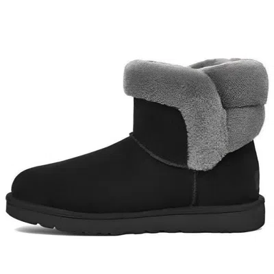UGG (WMNS) UGG Saniya Mini Suede Classic Boot 'Black'