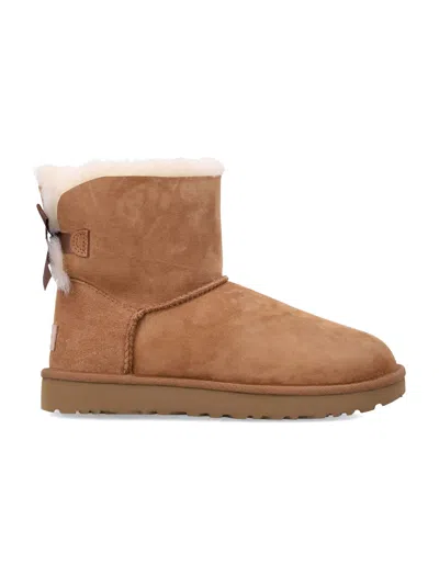 UGG WOMANS MINI BAILEY BOW II BOOTS