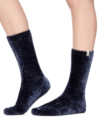 UGG WOMEN'S LEDA COZY KNIT CREW SOCKS