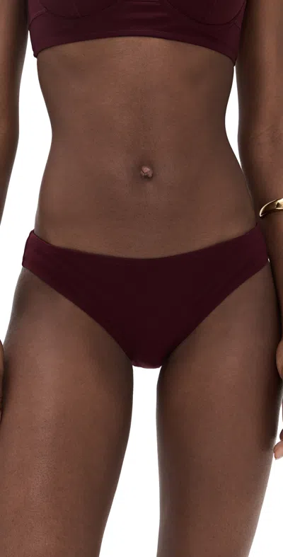 ULLA JOHNSON DANI BIKINI BOTTOMS CASSIS
