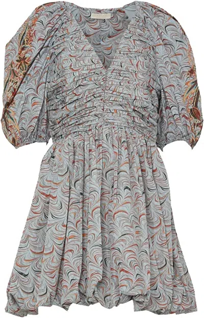 ULLA JOHNSON GWEN DRESS CHALCEDONY