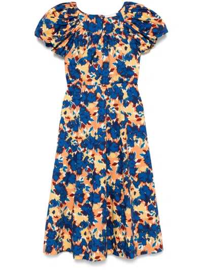 ULLA JOHNSON IMARA MIDI DRESS