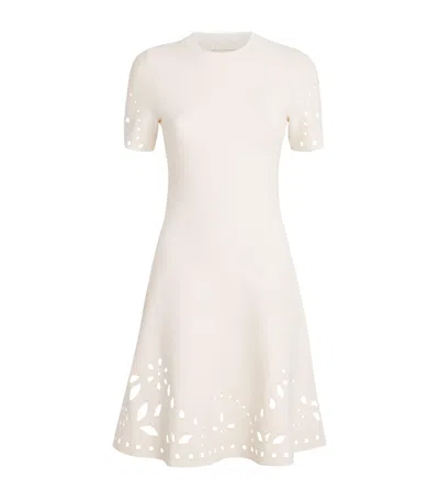 ULLA JOHNSON RIB-KNIT FANIA MINI DRESS