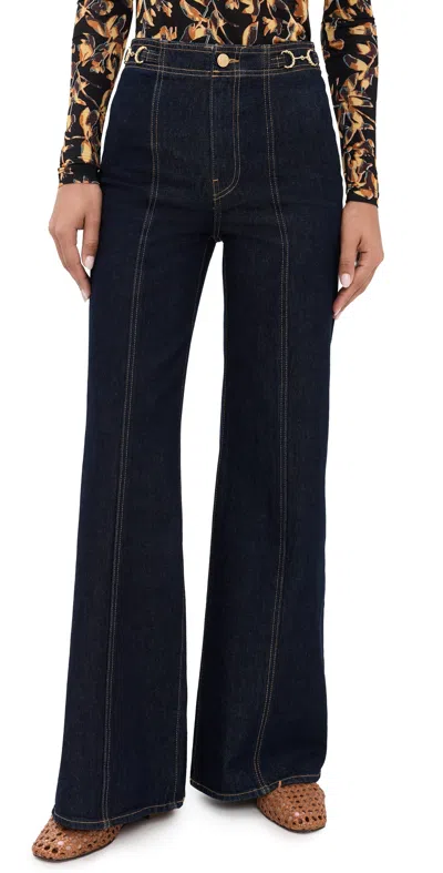 ULLA JOHNSON THE DELPHINE HIGH RISE JEANS TIGRIS