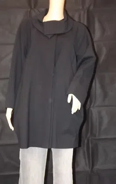 ULLA POPKEN ULLA POPKEN 42+ 42/44 SCHWARZ ELEGANTE JACKE , KURZMANTEL KRAGEN NEU