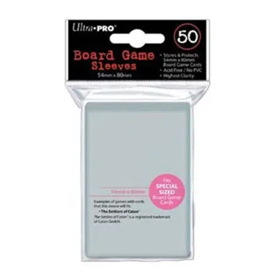 ULTRA PRO BOARD GAME SLEEVE - 54MM X 80MM - 50PK
