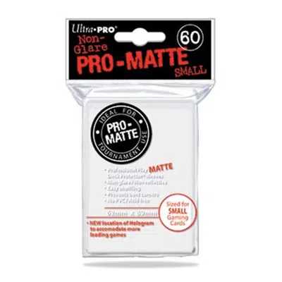 ULTRA PRO DP: SMALL: PRO MATTE WH (60) 84022