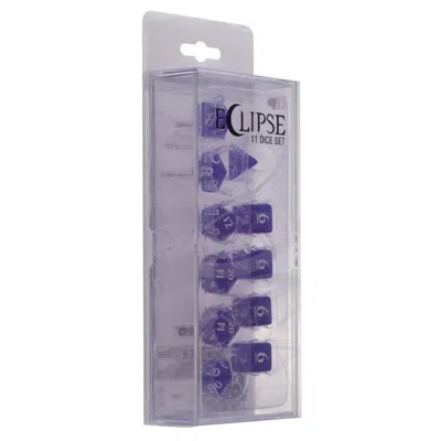 ULTRA PRO ECLIPSE 11 DICE SET ROYAL PURPLE