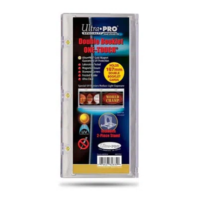 ULTRA PRO ONE TOUCH UV CARD HOLDER - DOUBLE BOOKLET 187MM