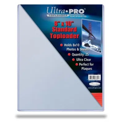 ULTRA PRO TOP LOADER - 8" X 10" - STANDARD - (25 PER PACK)