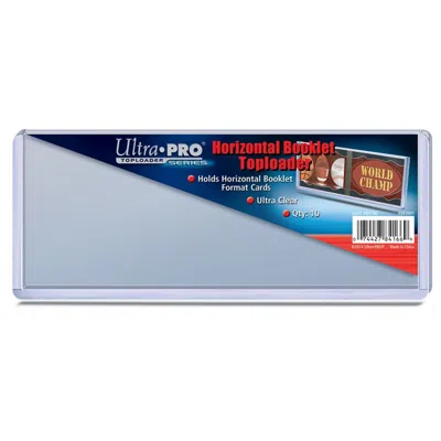 ULTRA PRO TOP LOADER BOOKLET - HORIZONTAL - (10 PER PACK)