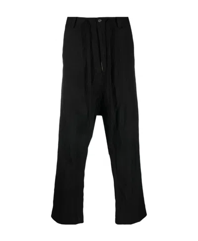 UMA WANG UMA WANG DROP CROTCH DRAWSTRING TROUSERS