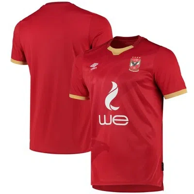 UMBRO AL AHLY SC FOOTBALL HOME SHIRT TOP T-SHIRT SHORT SLEEVE 2021-22 UMBRO MENS